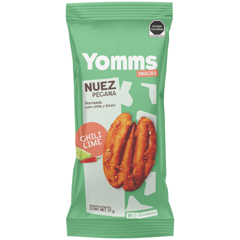 Yomms Chili Lime Pecans 1 oz Main image