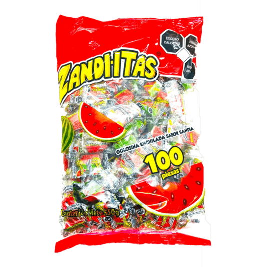 Zandi-Itas Spicy Watermelon Candy - 16 oz - 100 Pcs