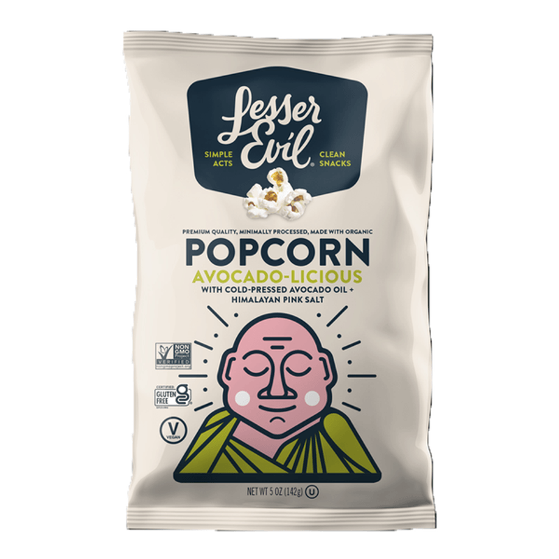 Lesser Evil Avocado-Licious Popcorn - 5 oz
