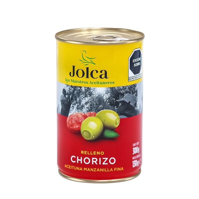 Jolca Chorizo Flavor Manzanilla Olives, 10.5 oz Main image