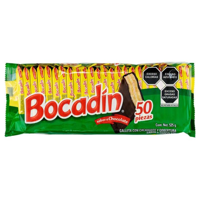 Bocadin Chocolate Covered Wafer Cookies 50 pcs