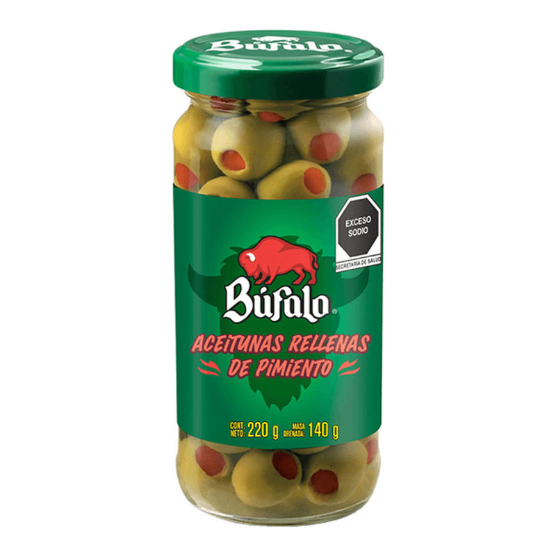 Búfalo Pimiento Stuffed Olives 8 oz Main image