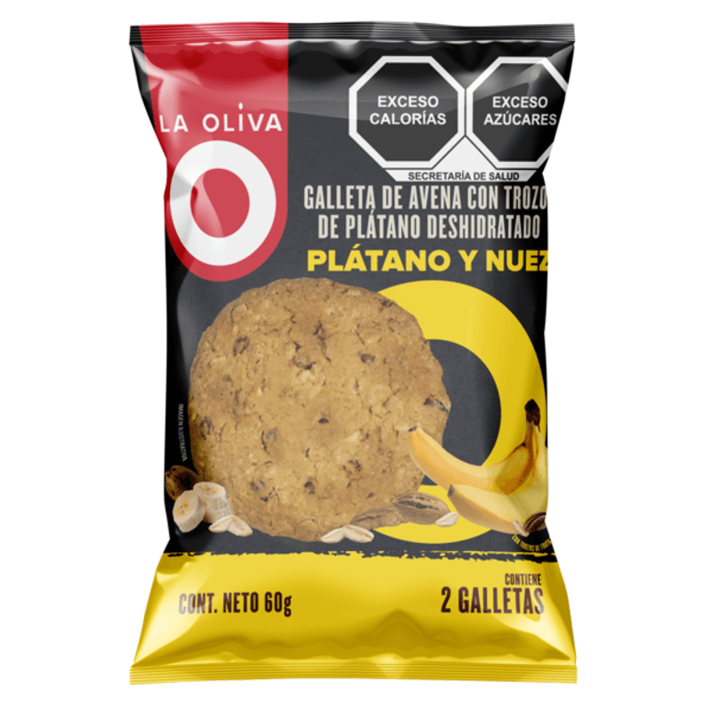 La Oliva Banana and Nut Cookies 8 oz Main image
