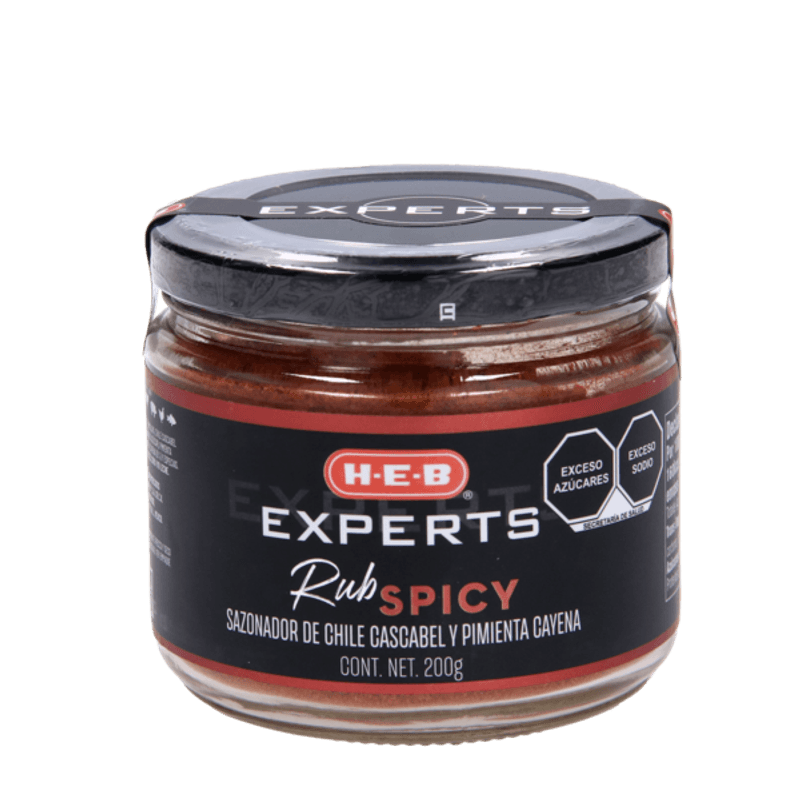 HEB Experts Chile Cascabel and Cayenne Pepper Rub Seasoning 7 oz Main image
