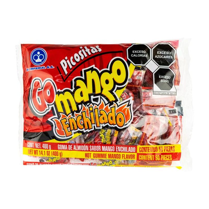 La Imperial Mango Flavored Starch Gum Spicy 50 Pieces