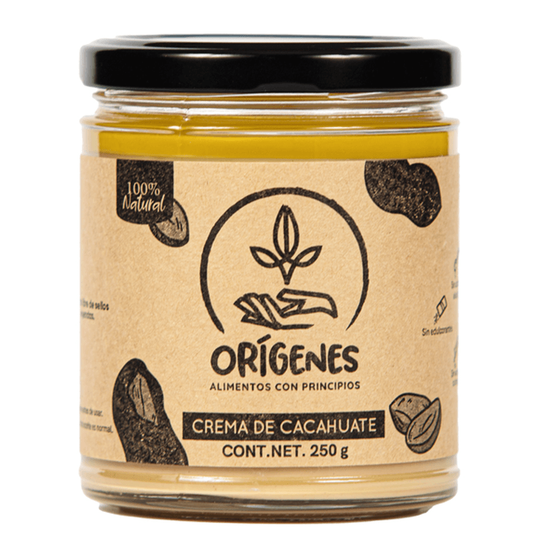 Origenes Peanut Butter, 9 oz Main image