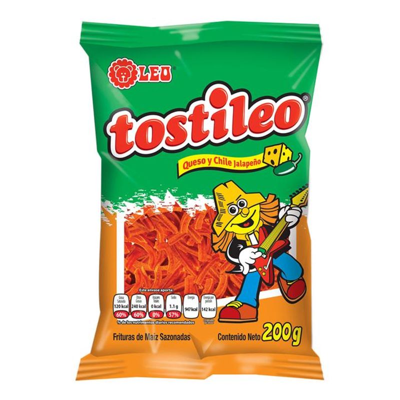 Seasoned Corn Snacks Tostileo Cheese and Chili 7 oz