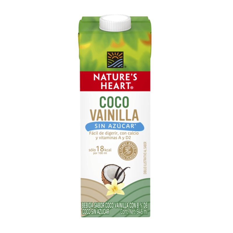 Nature's Heart Sugar-Free Coconut Vanilla Liquid Food 32 oz