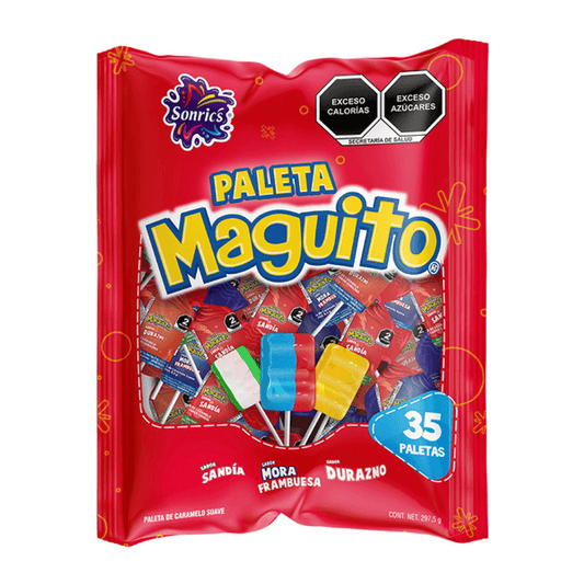 Sonrics Maguito Lollipop 10.5 oz 35 Pcs