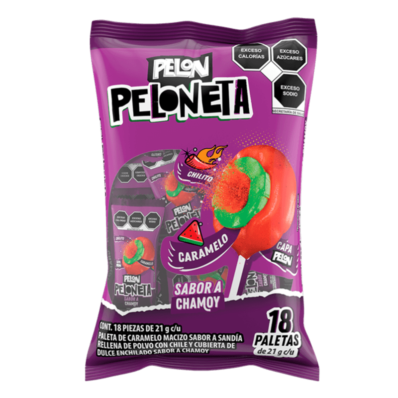 Pelon Pelo Rico Chamoy and Watermelon Flavor Lollipop 0.7 oz Main image