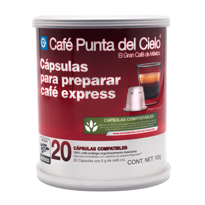 Punta del Cielo Regular Express Capsules 20 pcs, 4 oz