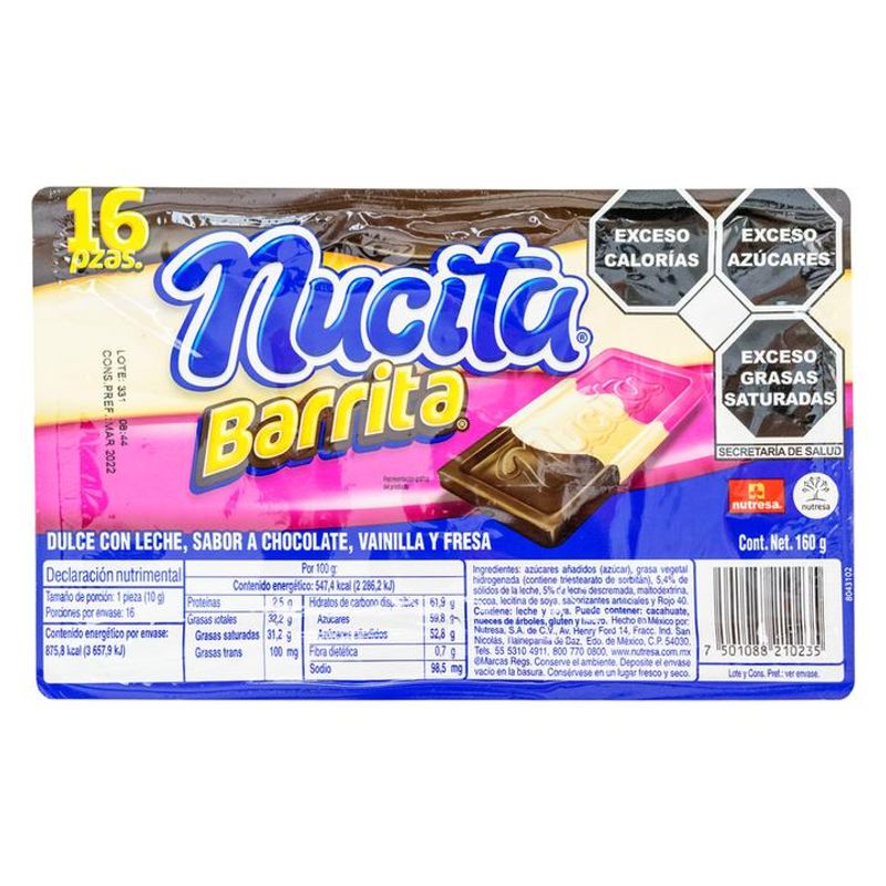 Nucita Milk Candy Bar 1 pc