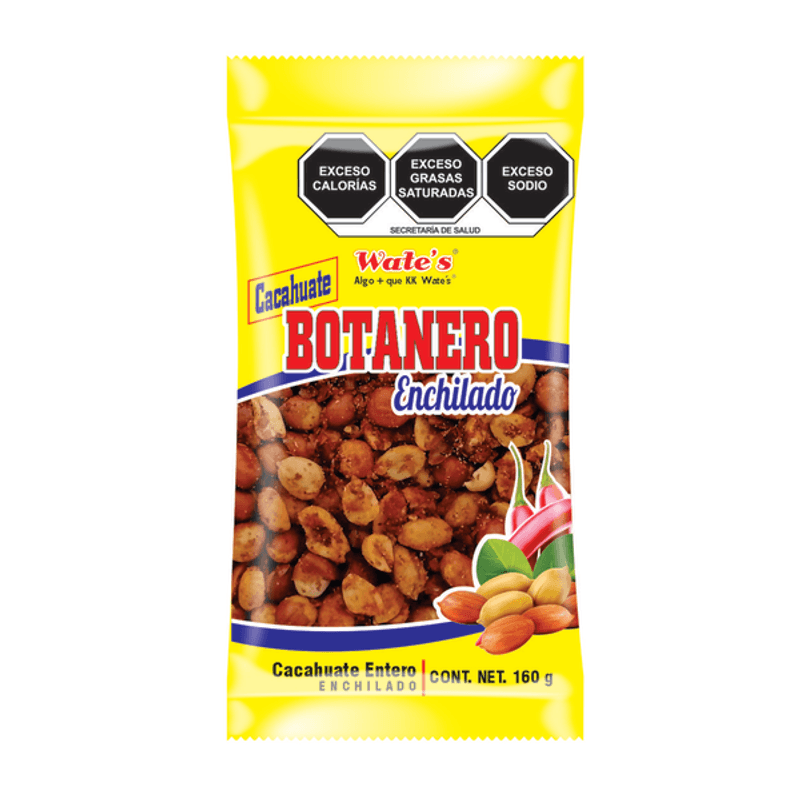 Wates Spicy Peanuts - 5.6 oz Main image