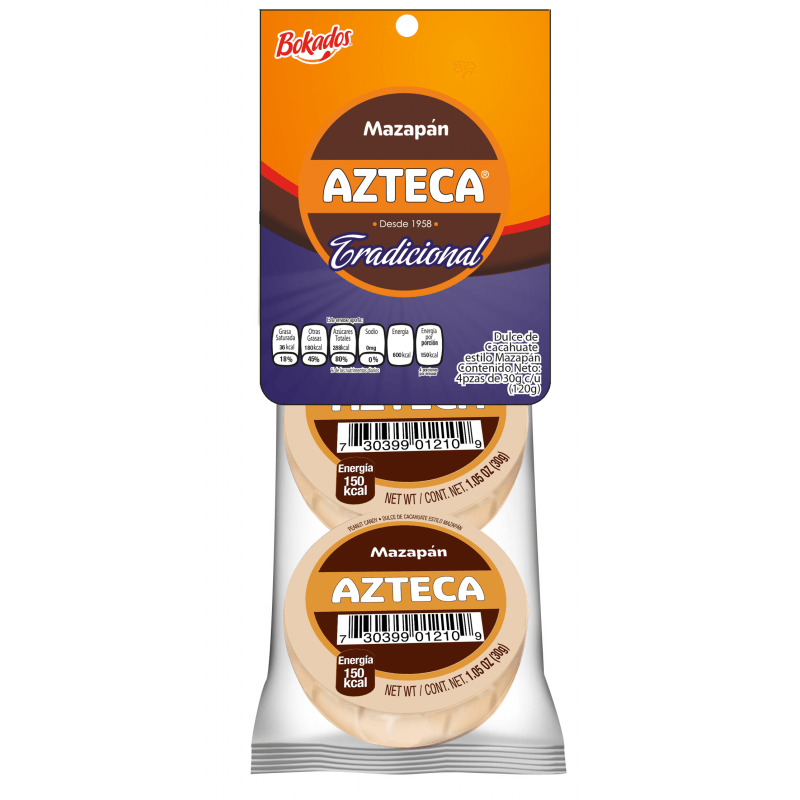 Azteca Peanut Marzipan Candy 4 oz Main image