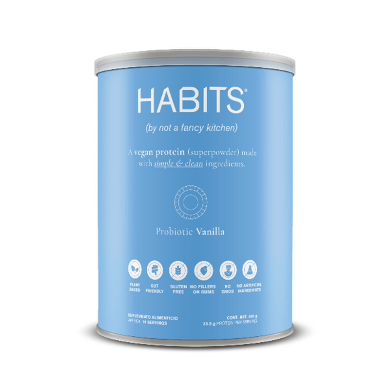Habits Vegan Probiotic Protein Vanilla - 1.1 lb Main image