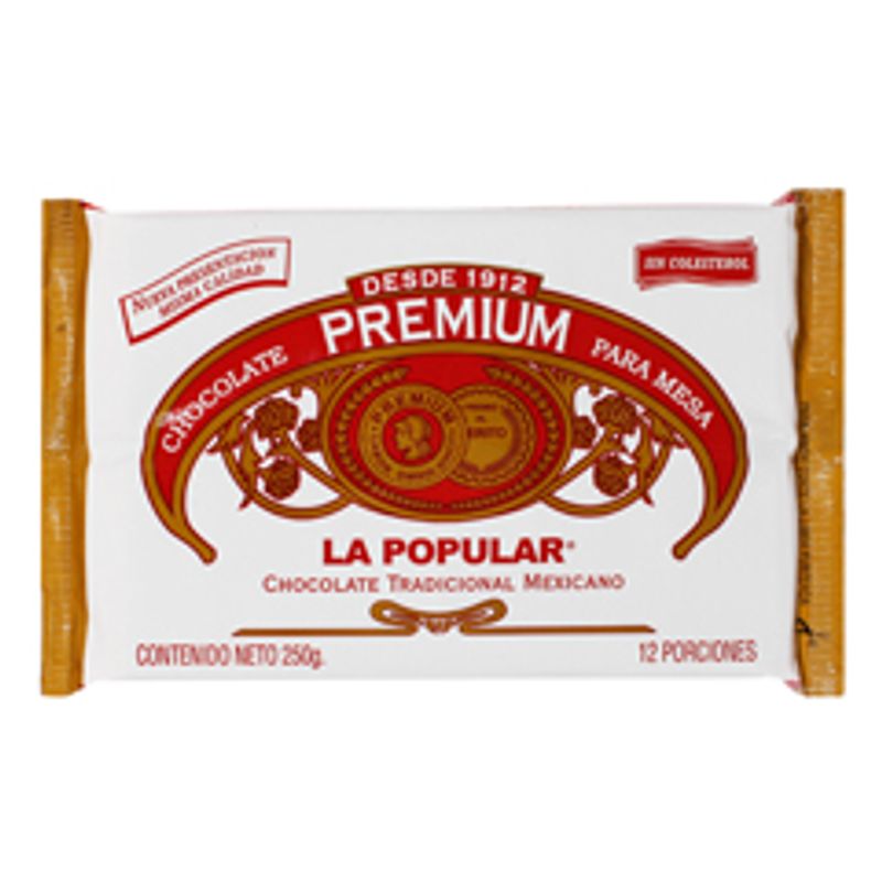 La Popular Premium Chocolate Table Bar 8.8 oz Main image