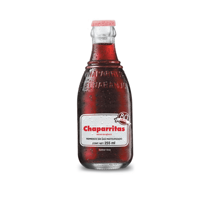 Chaparritas Still Pasteurized Grape Flavor Soda 8.5 oz