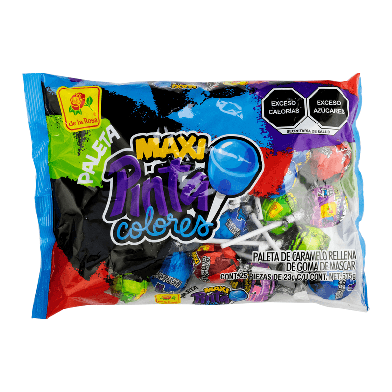 Maxi Pinta Colores Filled Lollipop 25 Pcs Main image