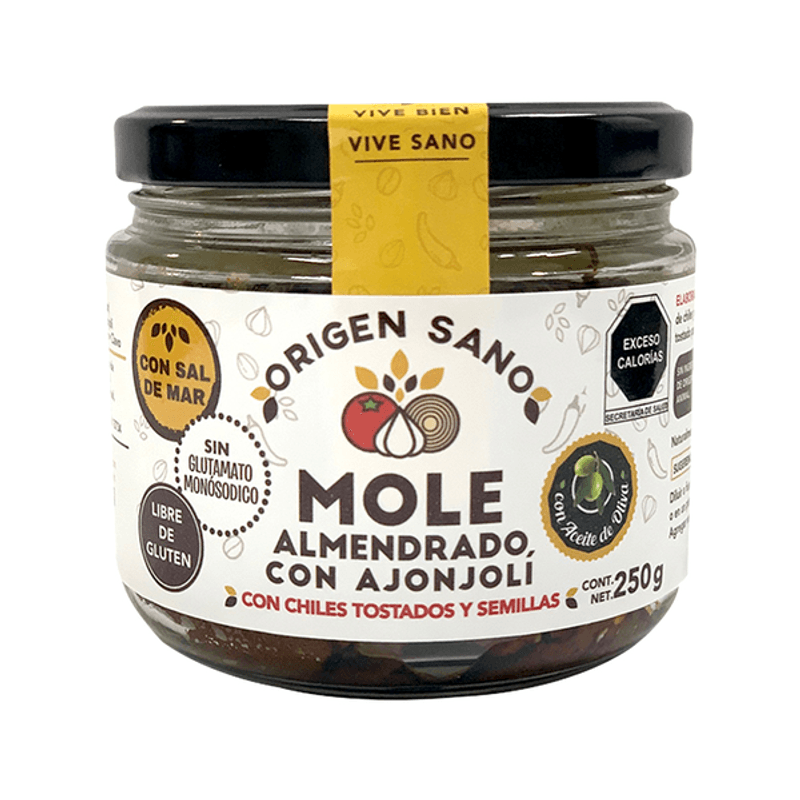 Origen Sano Almond Mole with Sesame - 9 oz