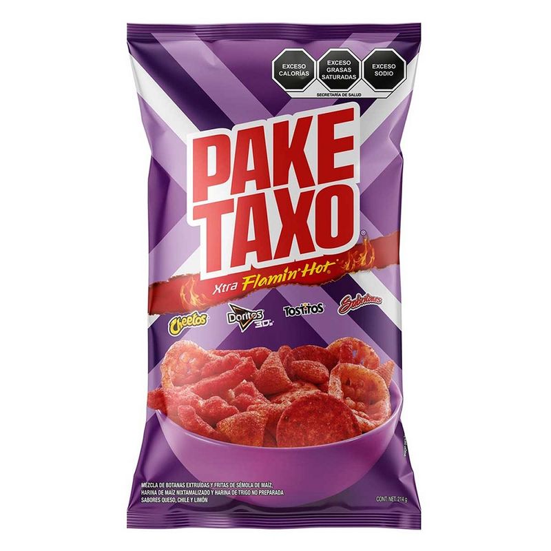 Sabritas Paketaxo Xtra Flamin’ Hot Snack, 8 oz