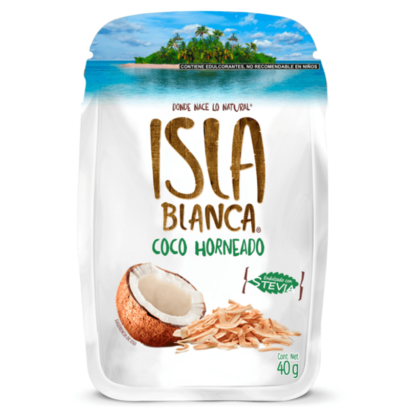 Baked Coconut Sweetened with Stevia - 1.4 oz