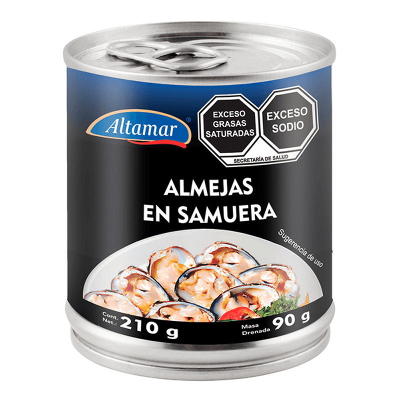 Altamar Clams in Brine 7.4 oz Main image