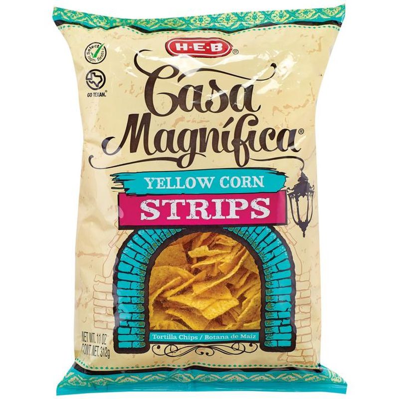 HEB Casa Magnifica Yellow Corn Chips 11 oz Main image
