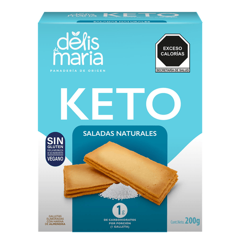 Delis de Maria Keto Salted Cookie - 7 oz Main image