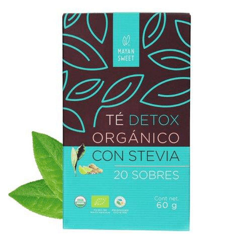Mayan Sweet Detox Tea Mate with Stevia 20 Bags 1 Pc