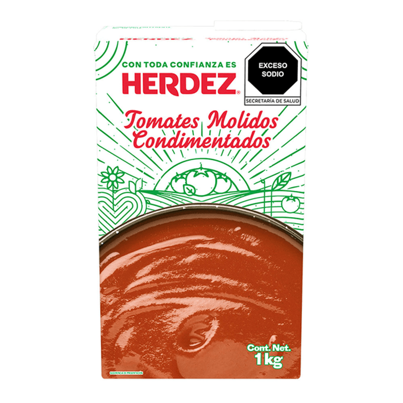 Herdez Seasoned Ground Tomatoes 35 oz Main image