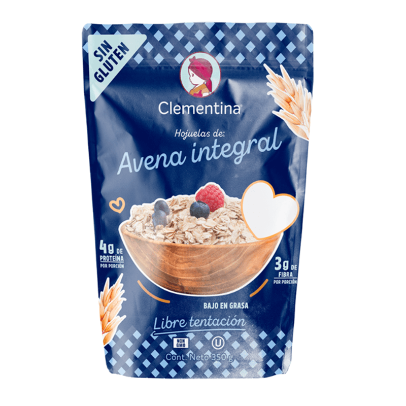Clementina Gluten-Free Oat Flakes, 12 oz Main image