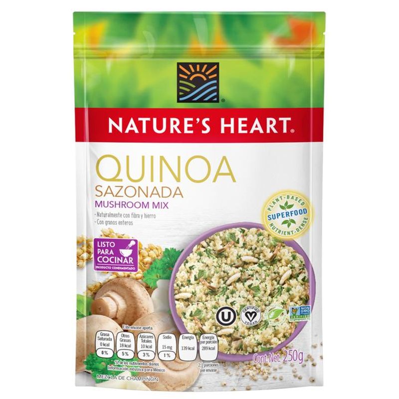 Nature's Heart Seasoned Quinoa with Mushroom Mix - 0.25 Box Main image