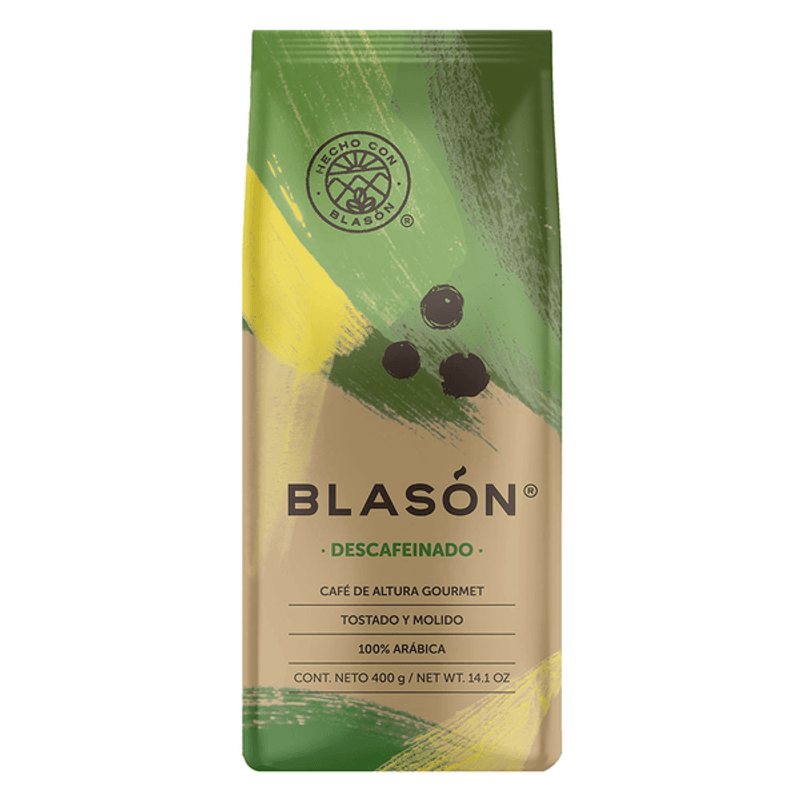 Blasón Gourmet Ground Decaffeinated Coffee 14 oz