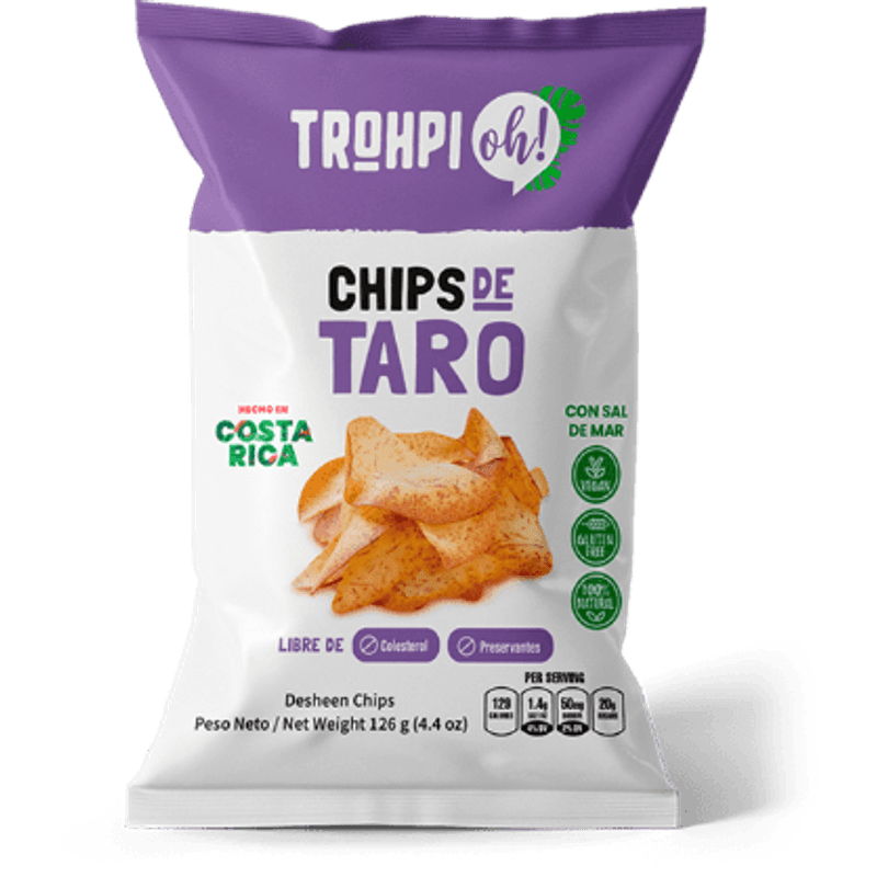 Trohpi Oh Taro Chips, 4.4 oz Main image