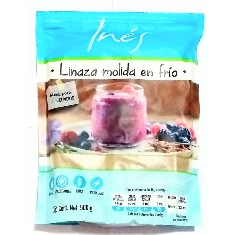 Ines Cold Ground Flaxseed - 18 oz Main image