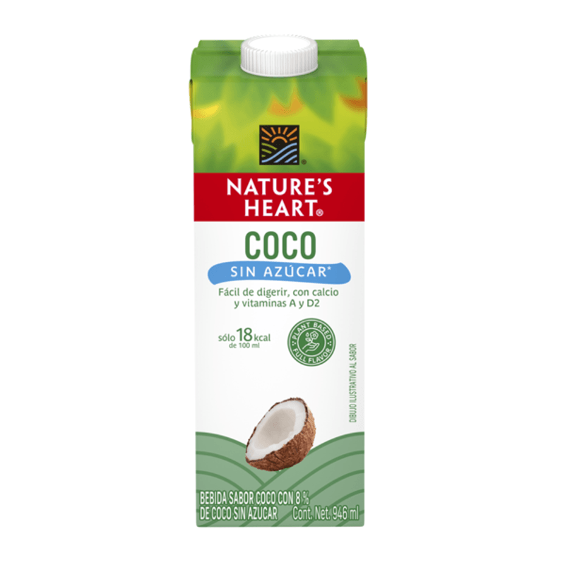 Nature's Heart Coconut Sugar-Free Liquid Food 32 oz Main image