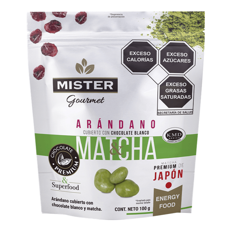 Mister Gourmet Chocolate Cranberries & Matcha 4 oz Main image
