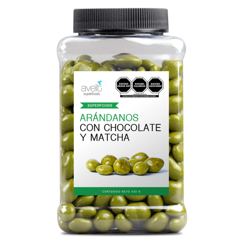 Avelit Superfoods Blueberries with Chocolate and Matcha, 15 oz Main image