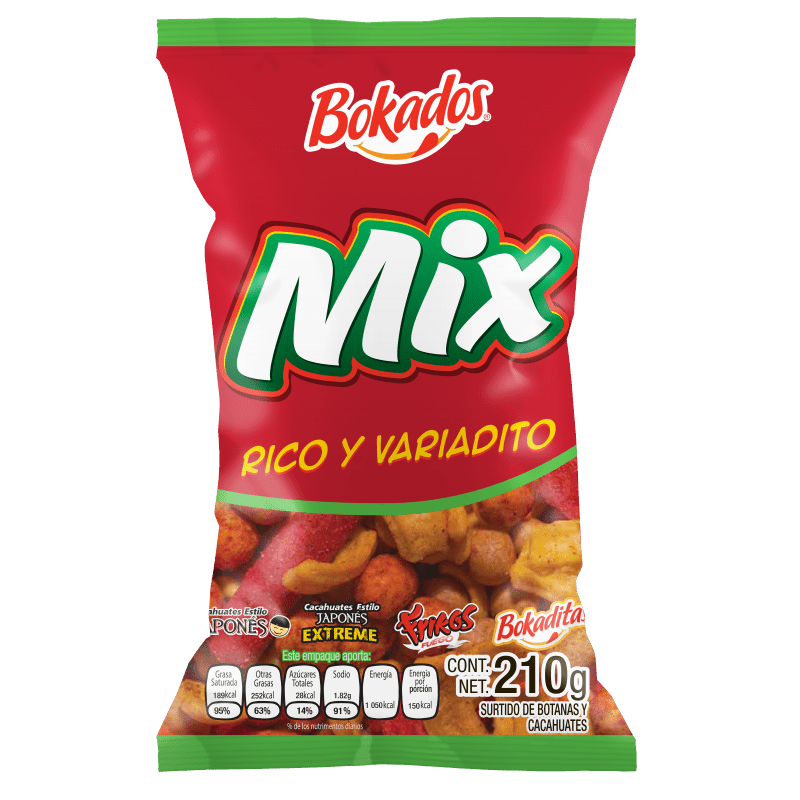 Bokados Snack and Peanuts Mix 7 oz