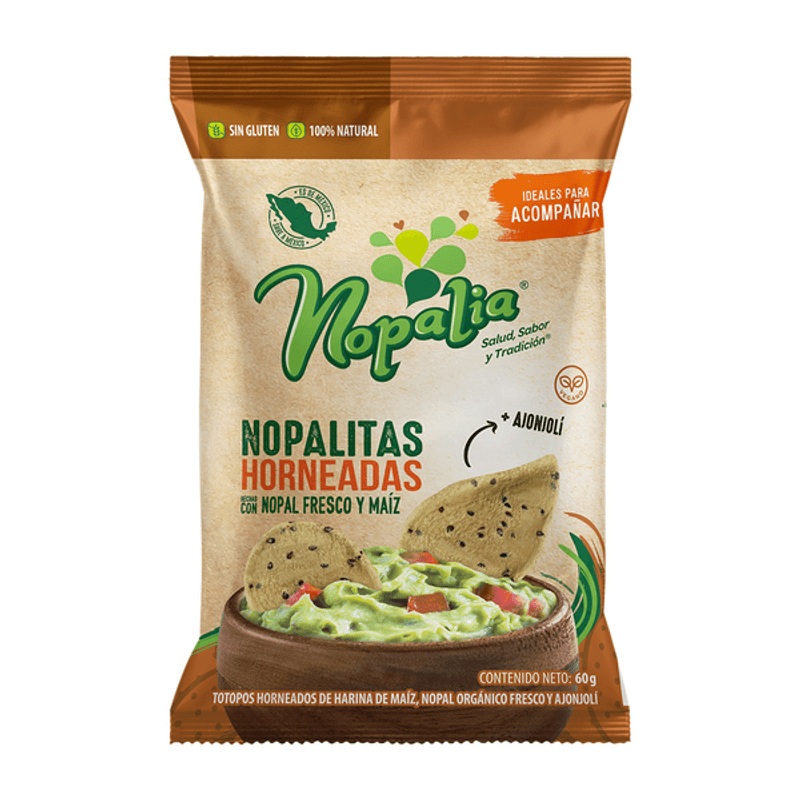 Nopalia Baked Nopalitas with Sesame 2 oz