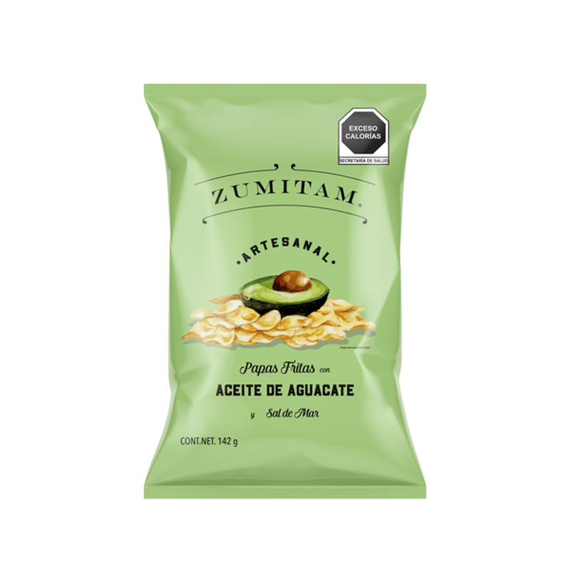 Zumitan Avocado Oil Potato Chips 5 oz Main image