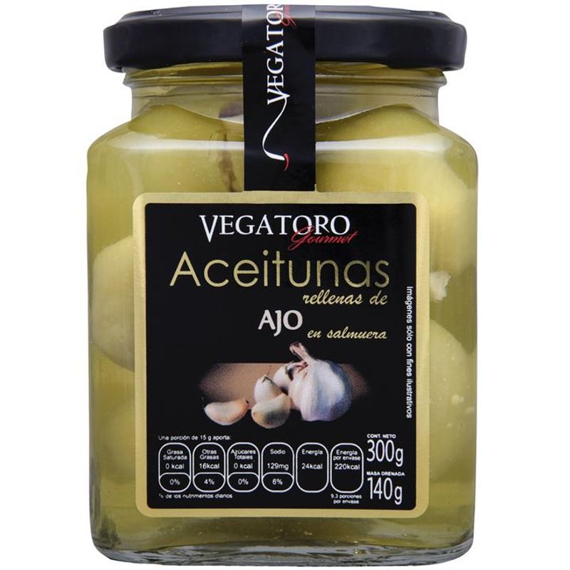 Vegatorio Olive Stuffed with Garlic 11 oz Main image
