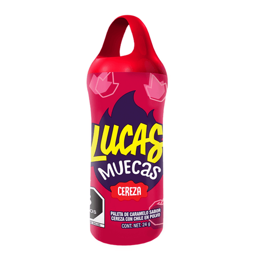 Muecas Cherry Lollipop with Chili 9 oz