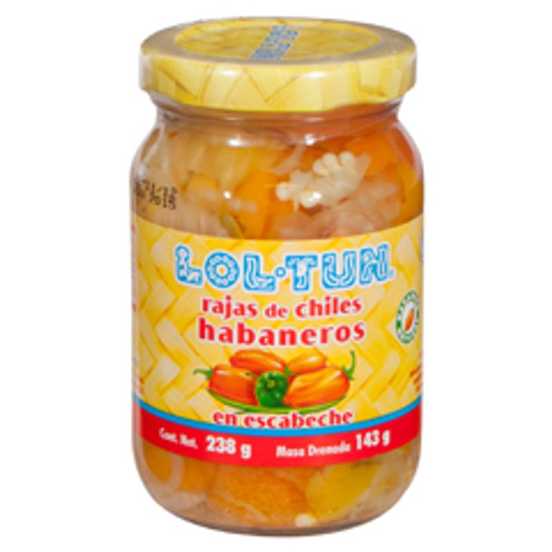 Lol-Tun Habanero Chili Slices in Vinegar Jar - 8.4 oz Main image