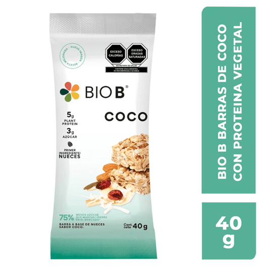 Bio B Coconut Bars with Vegetable Protein 1.4 oz