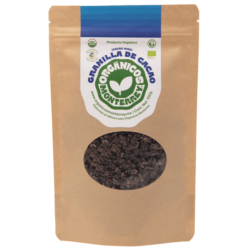 Organicos Monterrey Roasted and Ground Cacao Nibs 4 oz Main image