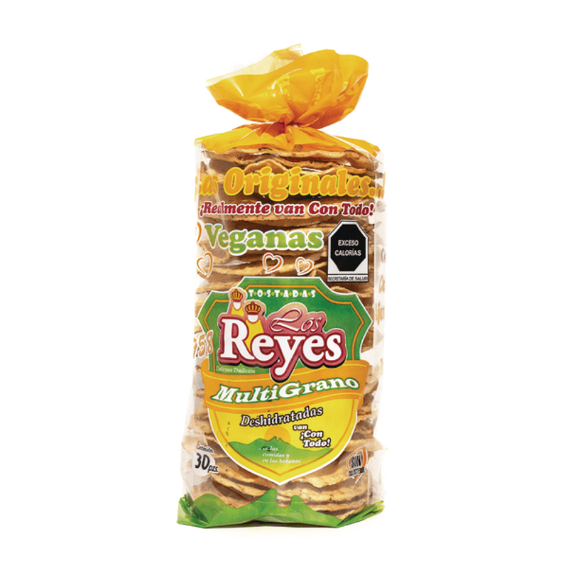 Los Reyes Multigrain Dehydrated Toasts 30 pcs