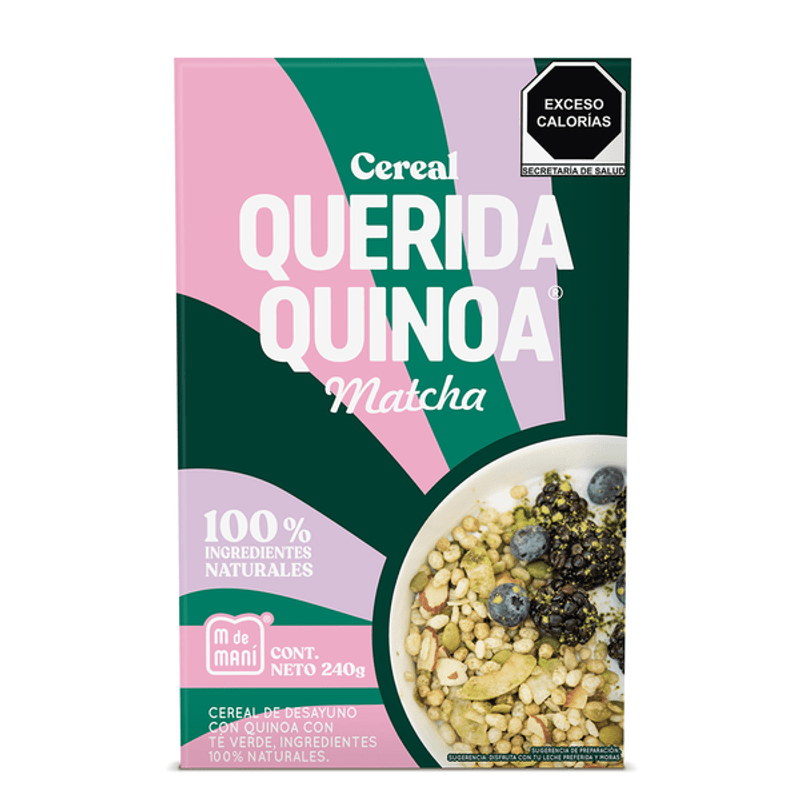 M de Mani Querida Quinoa Matcha Cereal 8.5 oz Main image