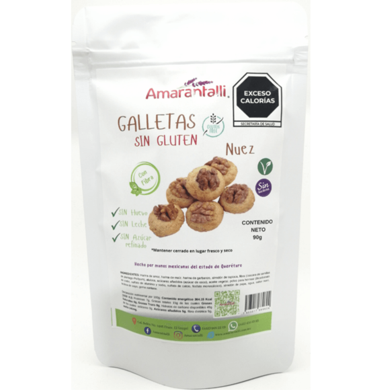 Amarantalli Gluten-Free Walnut Cookies, 3.2 oz Main image