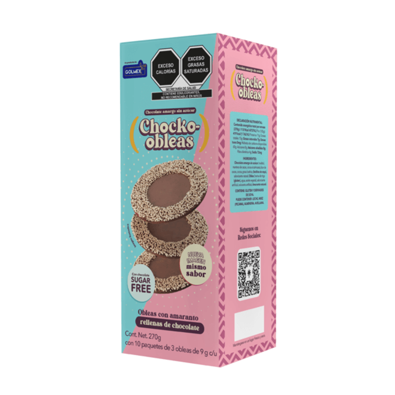 Chocko Obleas Mini Chocolate Wafers Turin 1 Piece Main image